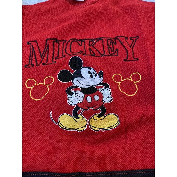 Vintage Retro Mickey & Co. Disney Long Sleeve Waffle 90's. Kids Toddler Size 4 - Picture 2 of 8